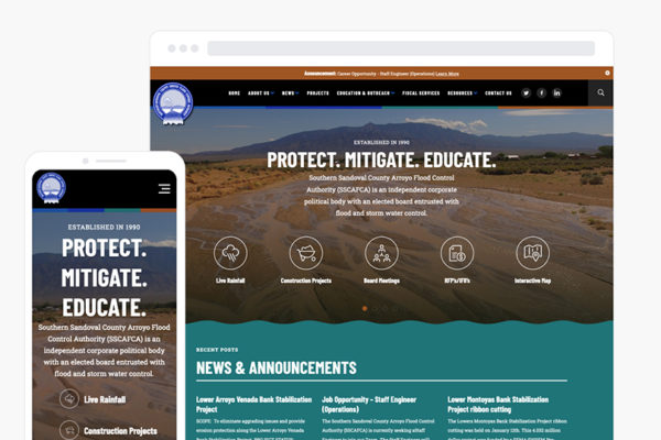 SSCAFCA Web Design