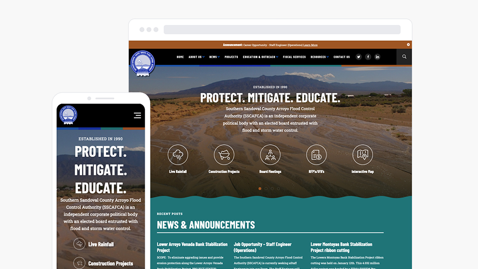 SSCAFCA Web Design